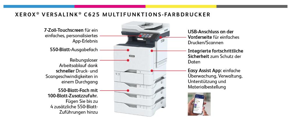 Xerox Versalink C625 Farblaser-Multifunktionsgerät