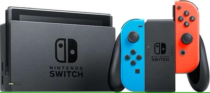 B-WARE Nintendo Switch rot-blau Sports Set inkl. Beingurt, Spiel & 3 Monate Online Mitgliedschaft