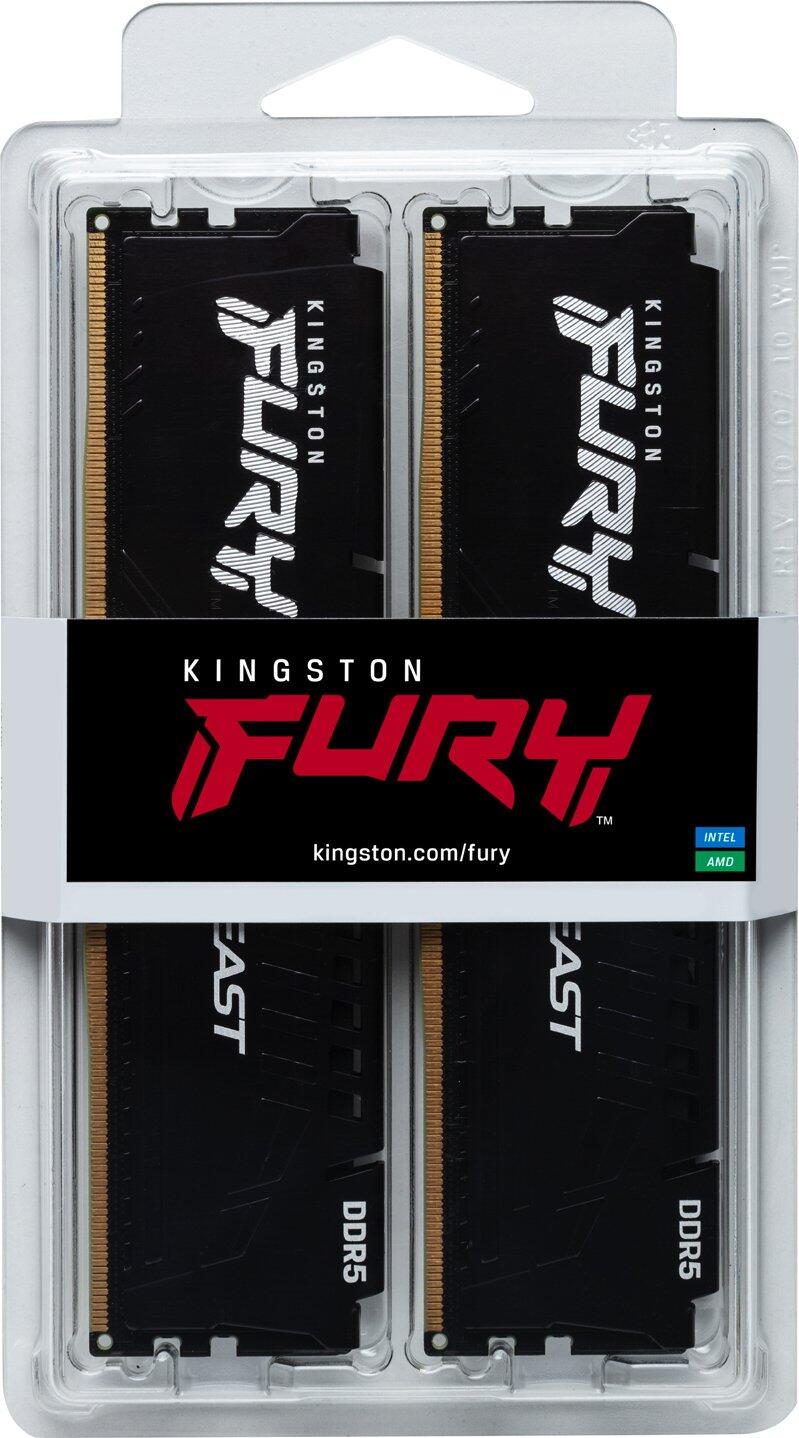 Kingston FURY Beast DIMM 16GB, DDR5-5600, CL36-38-38