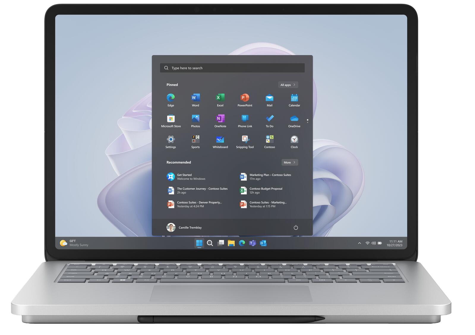 Microsoft Surface Laptop Studio 2 Intel Core i7-13800H 36,6 cm (14,4') 32GB RAM, 1TB SSD, 2400x1600, Win11 Pro, RTX