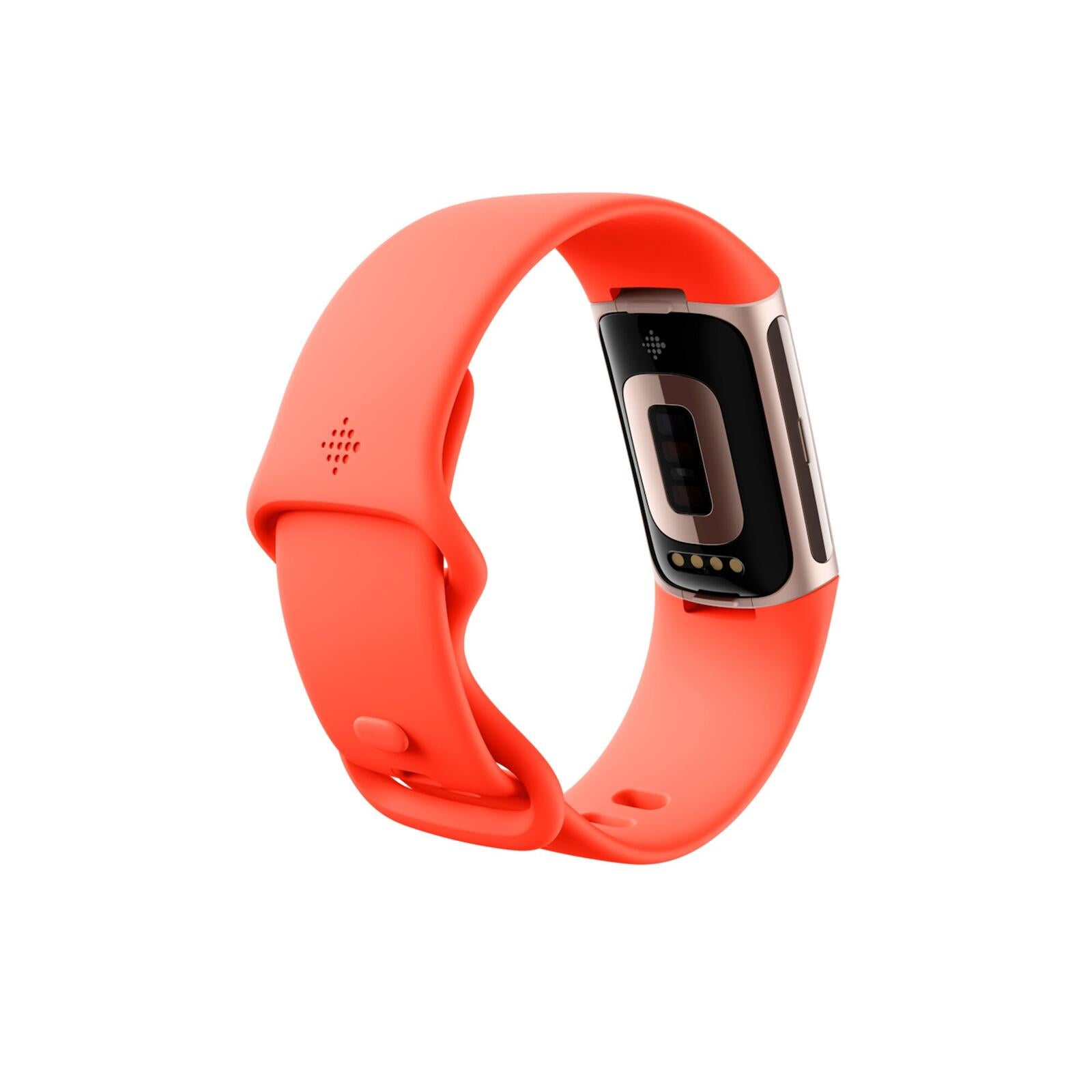 Fitbit Charge 6 Fitness Tracker, Coral/Champagne Gold