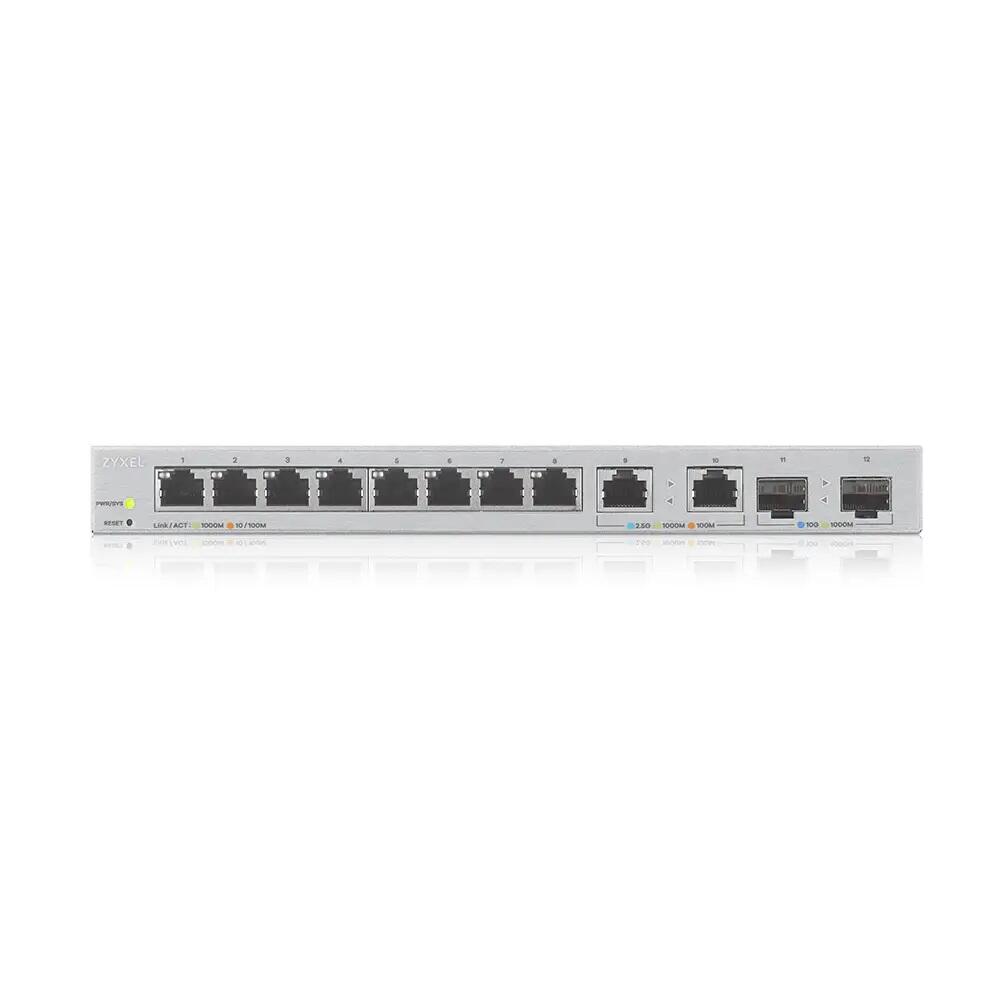 Zyxel Switch 12-Port Giga-/MultiGig 8x 1G + 2x 2.5G + 2x 10G SFP+