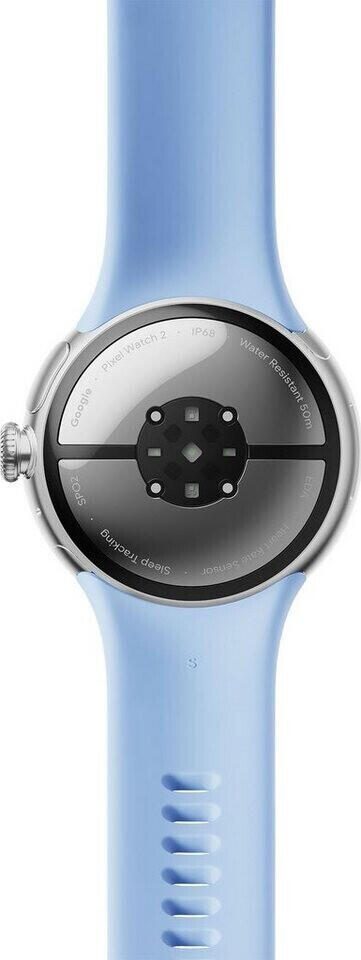 Google Pixel Watch 2 (WiFi) Sportarmband41mm, silber/bay