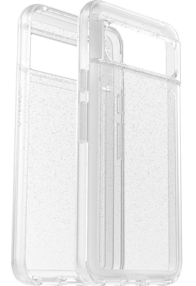 OtterBox Symmetry Clear Series für das Google Pixel 8 - Stardust (Clear Glitter)
