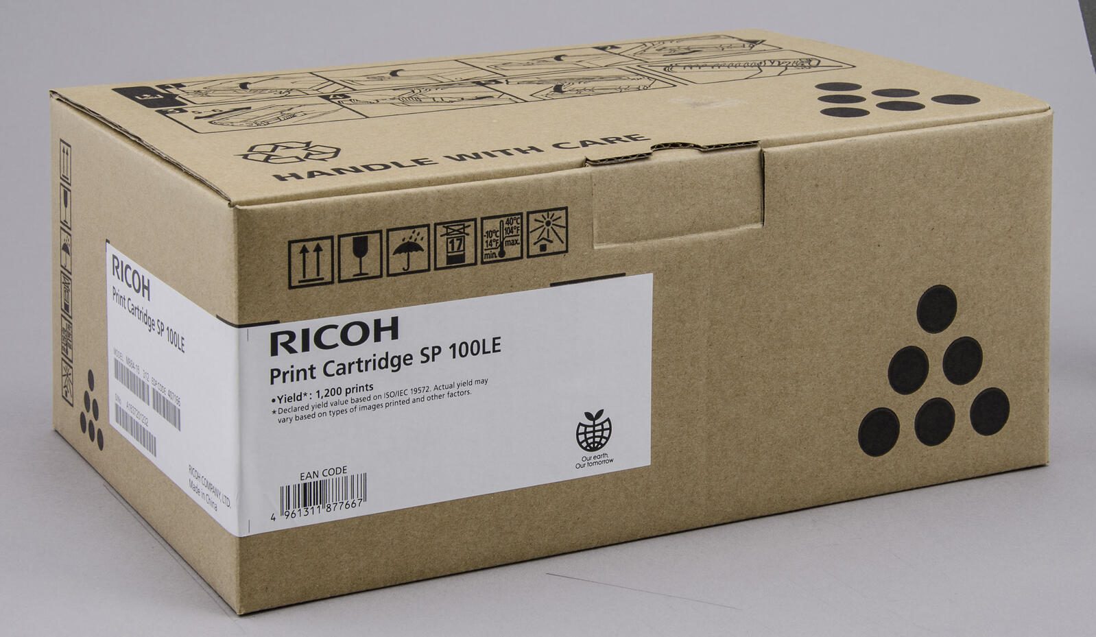 Ricoh Original Type SP 100LE Toner schwarz 1.200 Seiten (407166) für SP 112/SU/SF