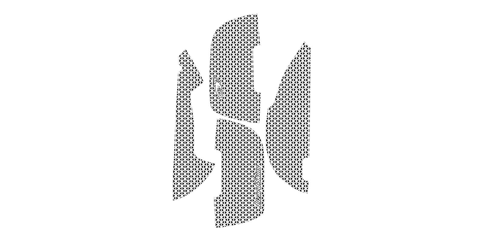 CHERRY Xtrfy M8 Wireless Lizard Skins DSP - Maus-Griptape (Weiß, 4 Stück)