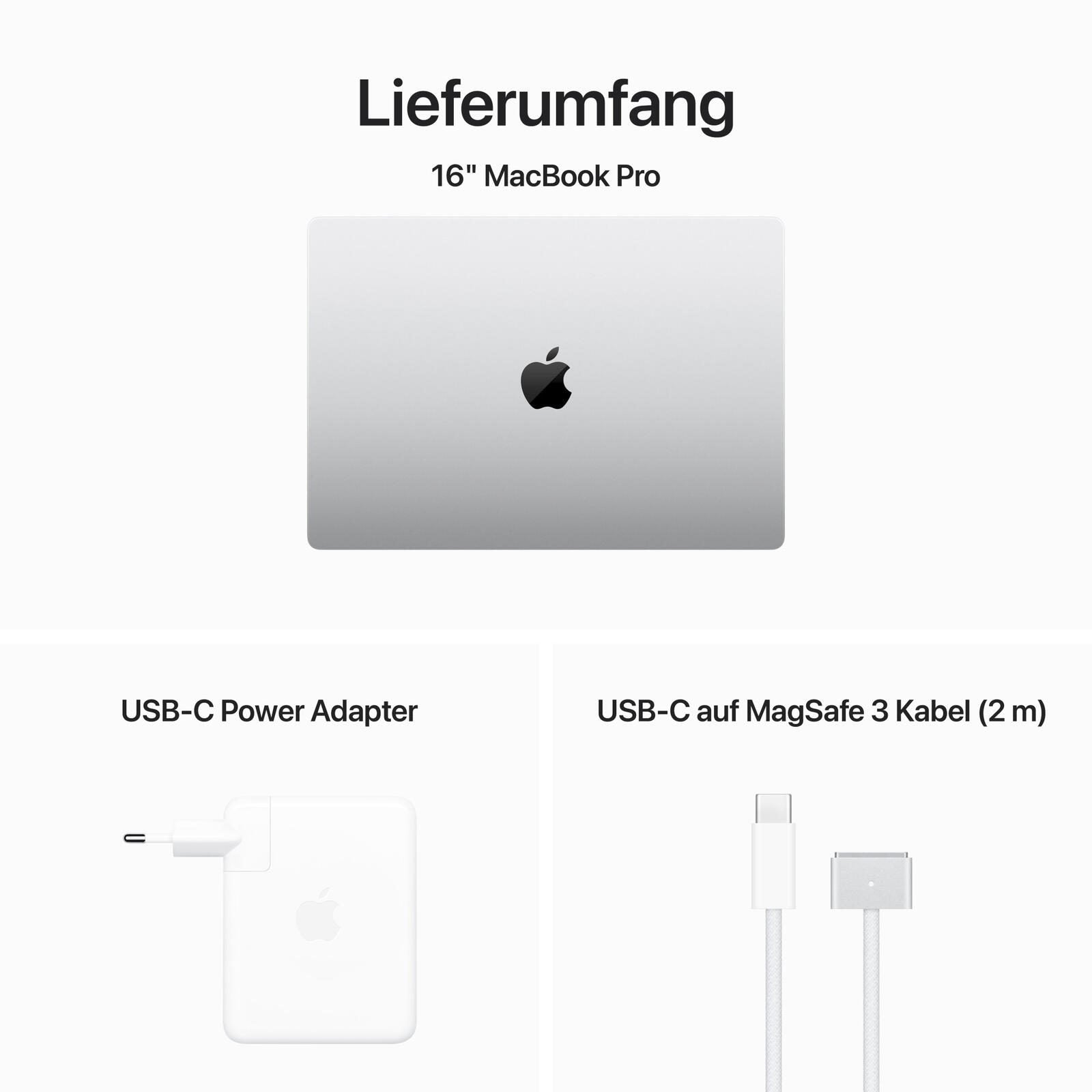 Apple MacBook Pro 41,05cm (16') silber