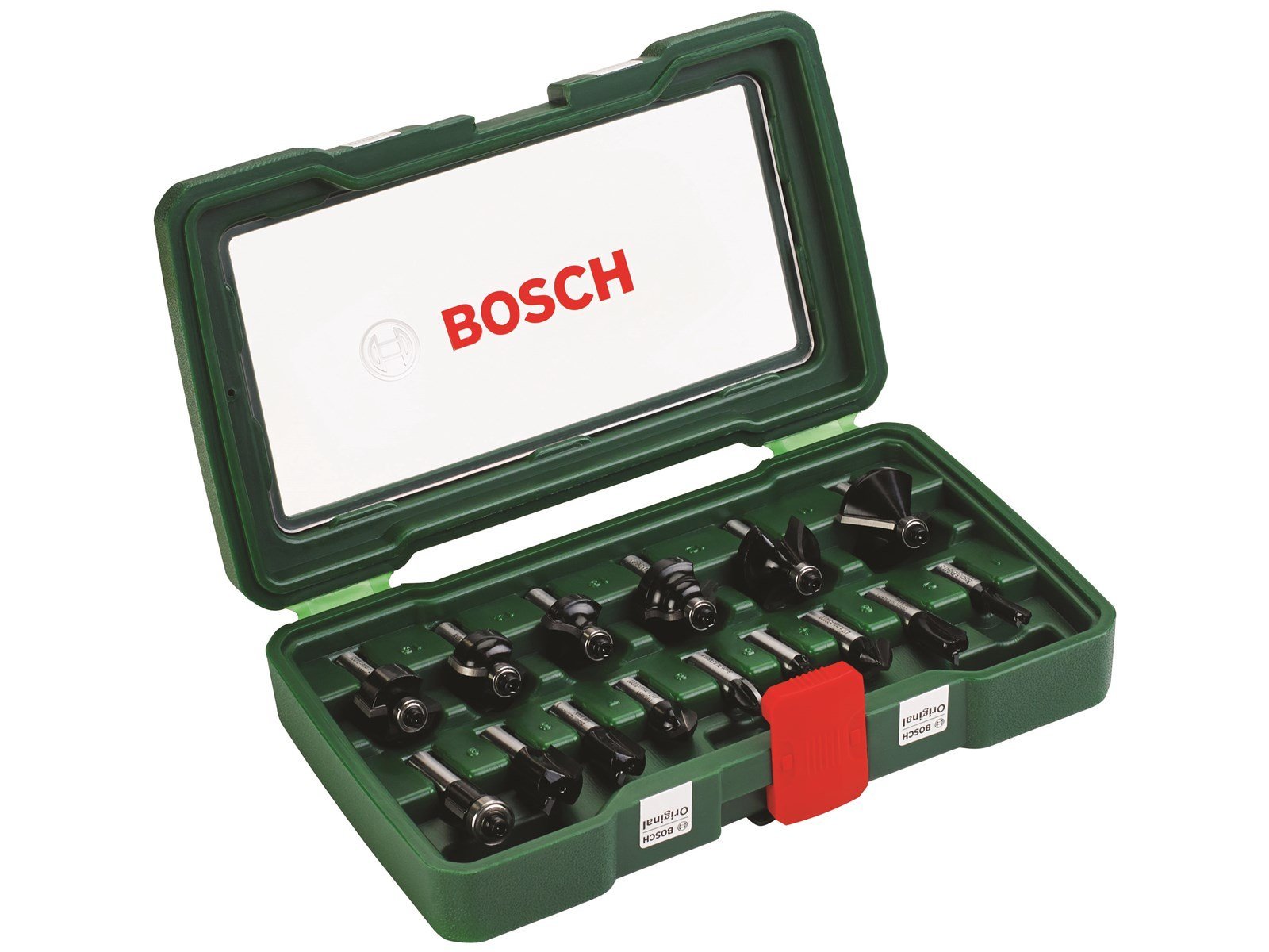 Bosch router bit set 15 pcs 8mm