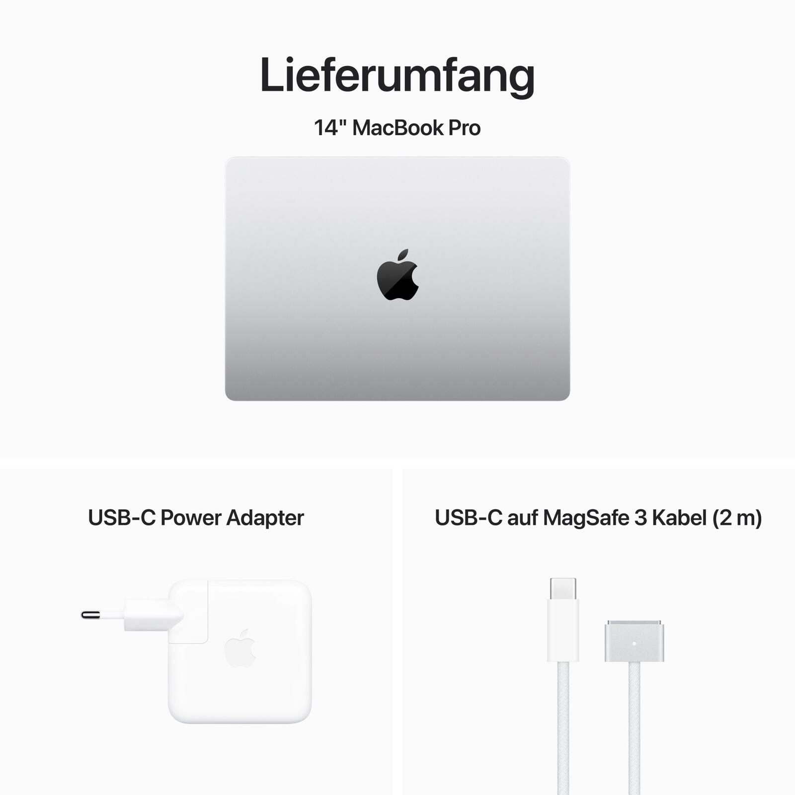 Apple MacBook Pro 35,97cm (14,2') silber CTO