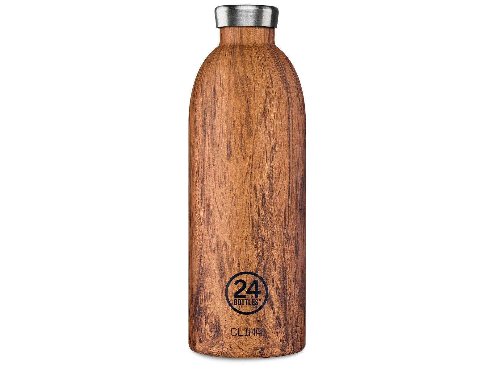 24Bottles Clima Bottle 0.85 L - Sequoia Wood Print