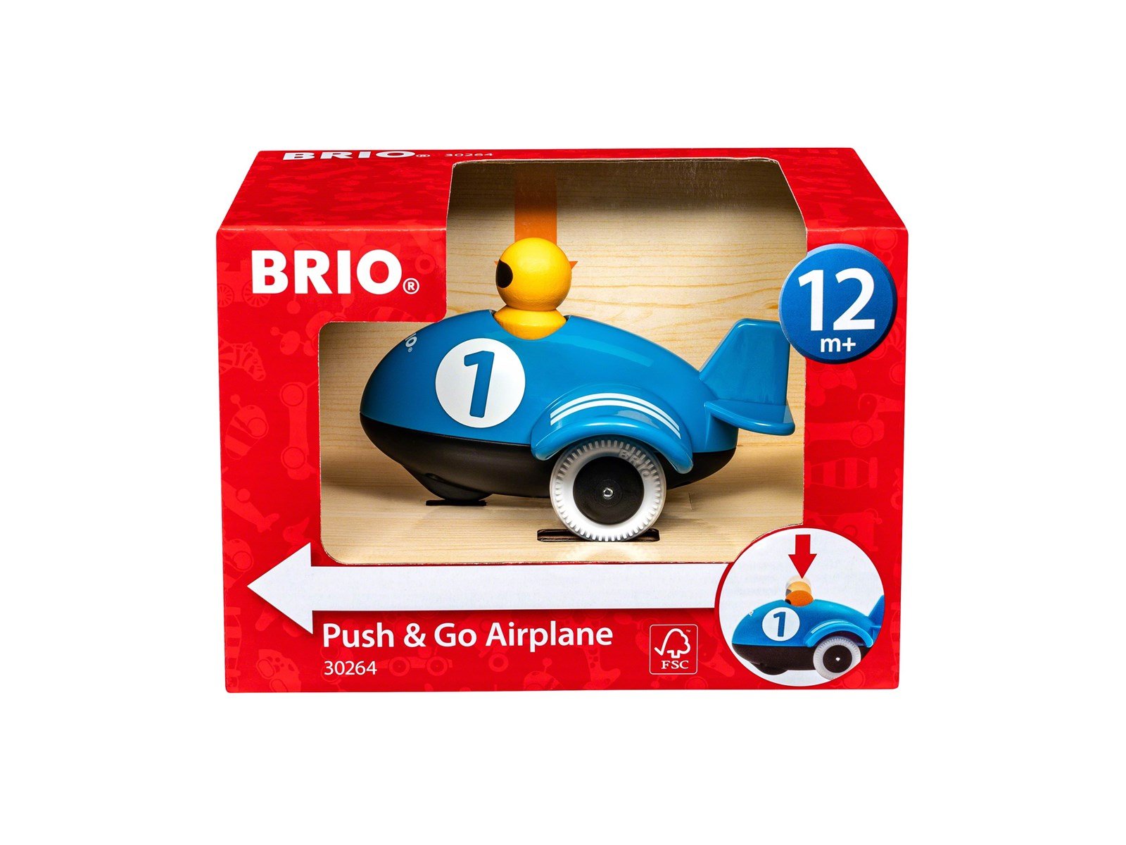 Brio Push & Go Airplane
