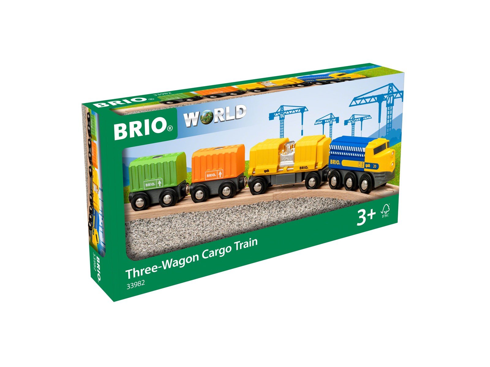 Brio Three-Wagon Cargo Train