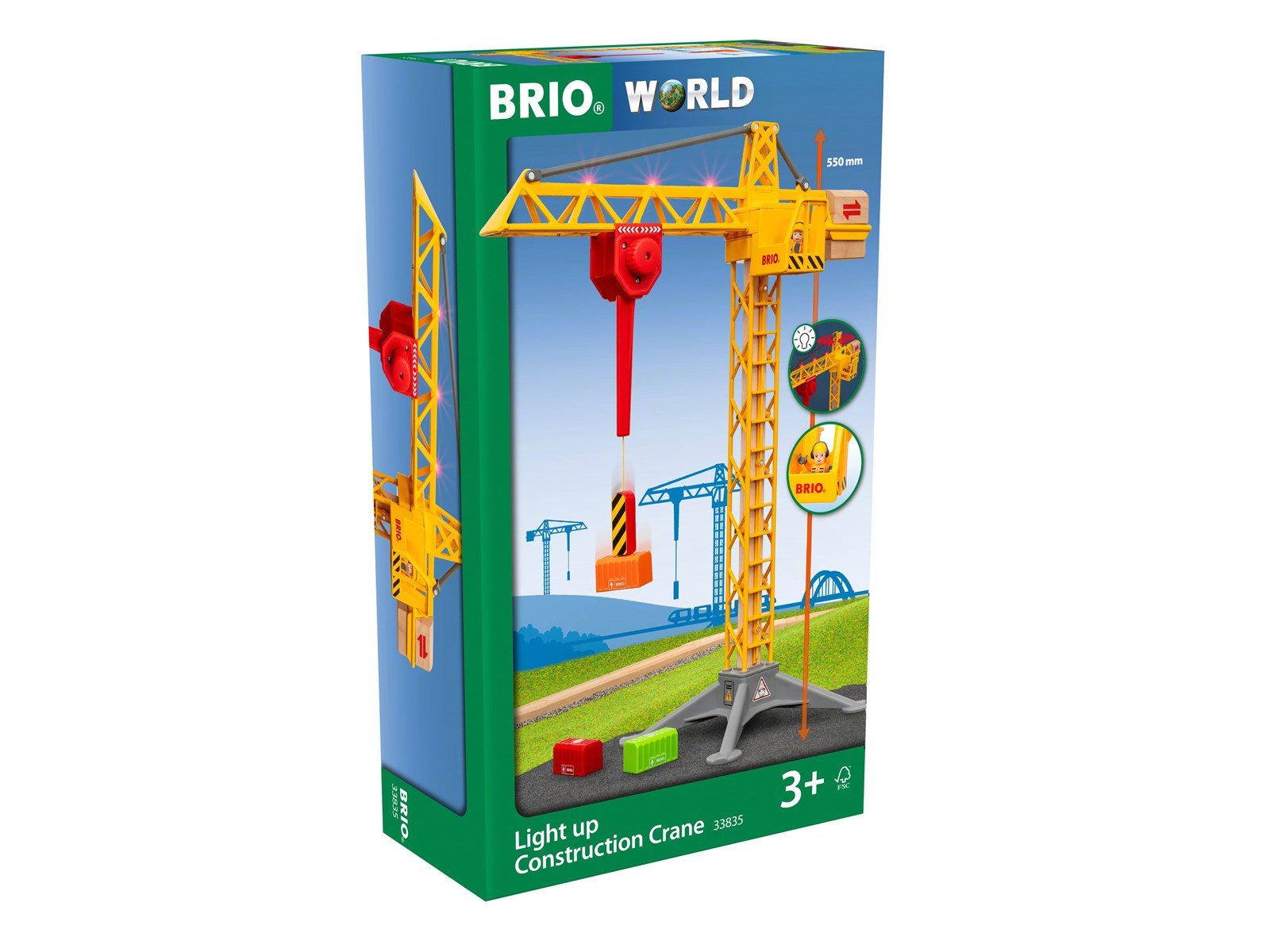 Brio Light up Construction Crane