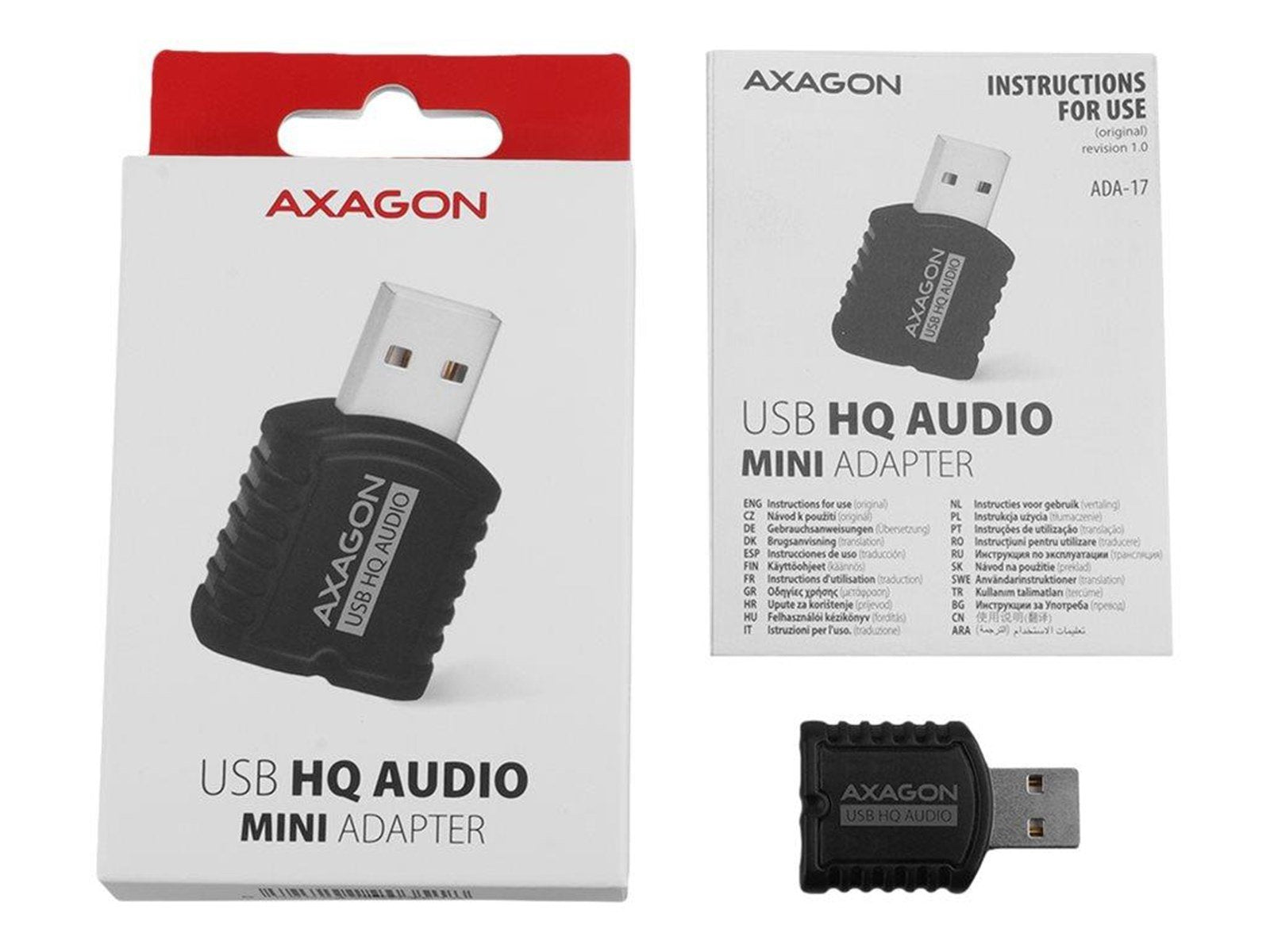 AXAGON ADA-17 - sound card