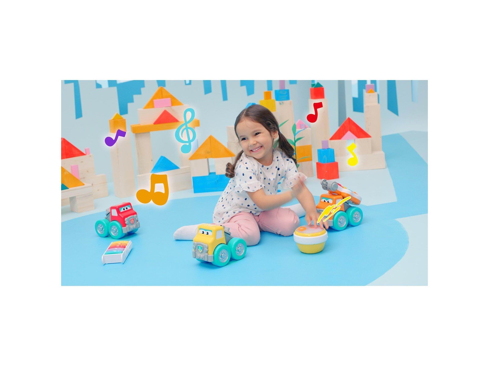 BB Junior Drive'N Rock Cement mixer truck