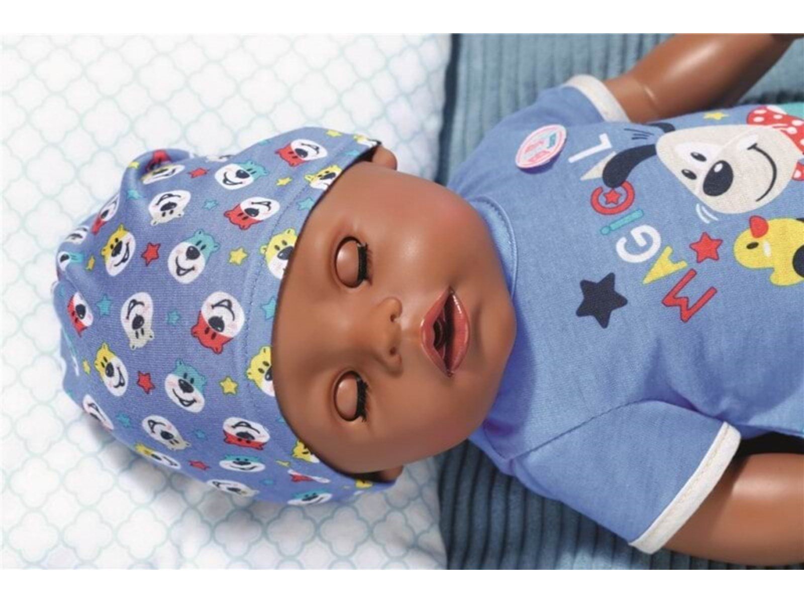 Baby Born Magisches Junge Puppe mit Braunen Augen 43 cm