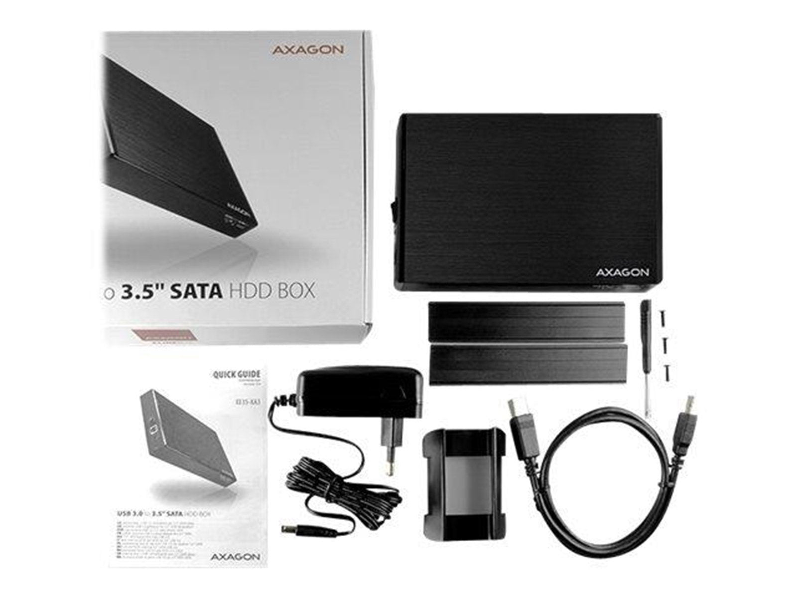 AXAGON EE35-XA3 - storage enclosure - SATA 3Gb/s - USB 3.2 (Gen 1)