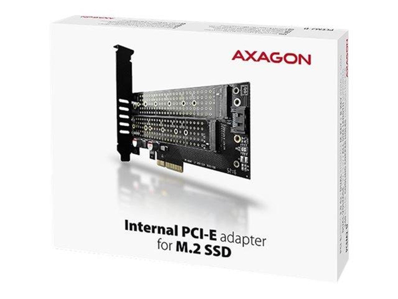 AXAGON PCEM2-D - storage controller - M.2 NVMe Card / SATA 6Gb/s - PCIe 3.0 x4