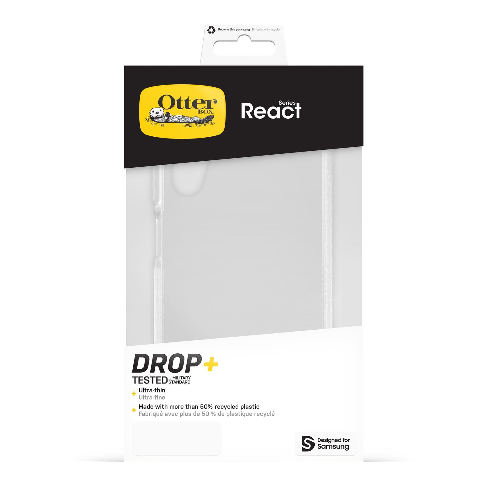 OtterBox React Series für das Samsung Galaxy A05s - Clear (Retail)