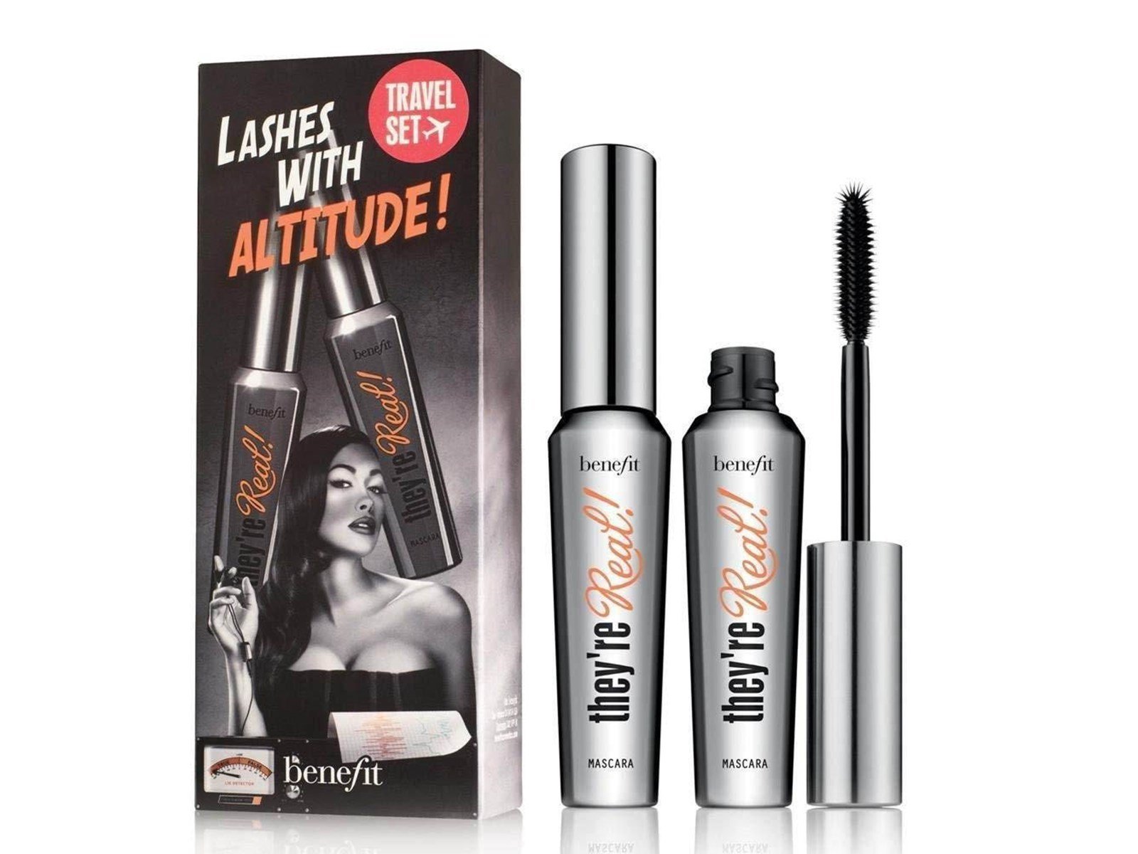 Benefit Cosmetics Are Real Beyound Mascara Travel Set