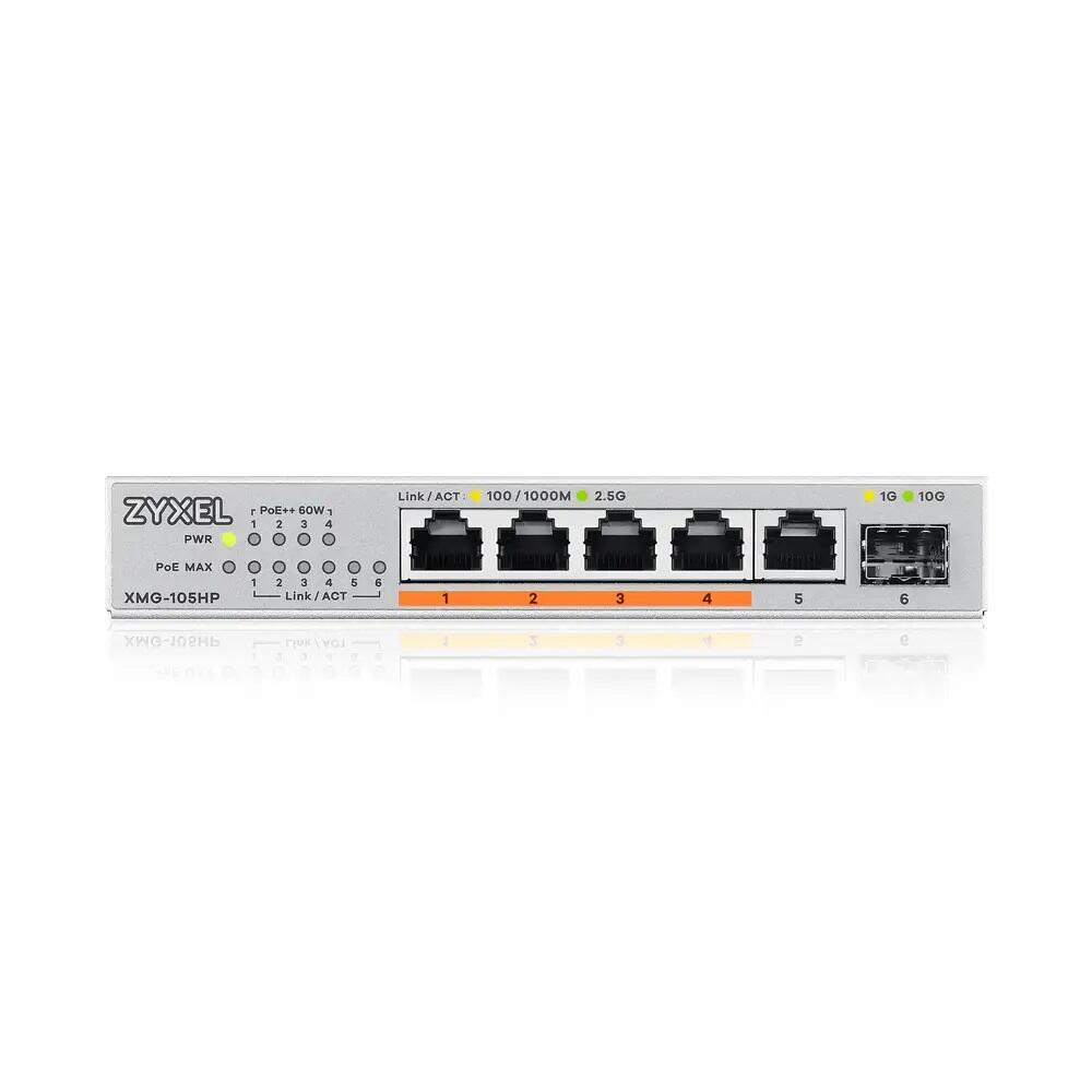 Zyxel Switch 6-Port MultiGig 5x 2.5G + 1x 10G SFP+ L2