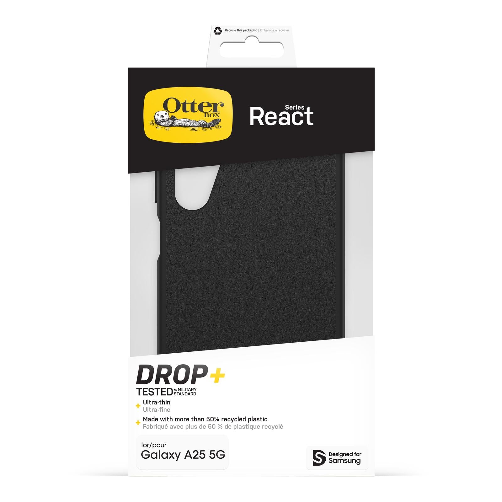 OtterBox React Samsung Galaxy A25 5G - black (Retail)