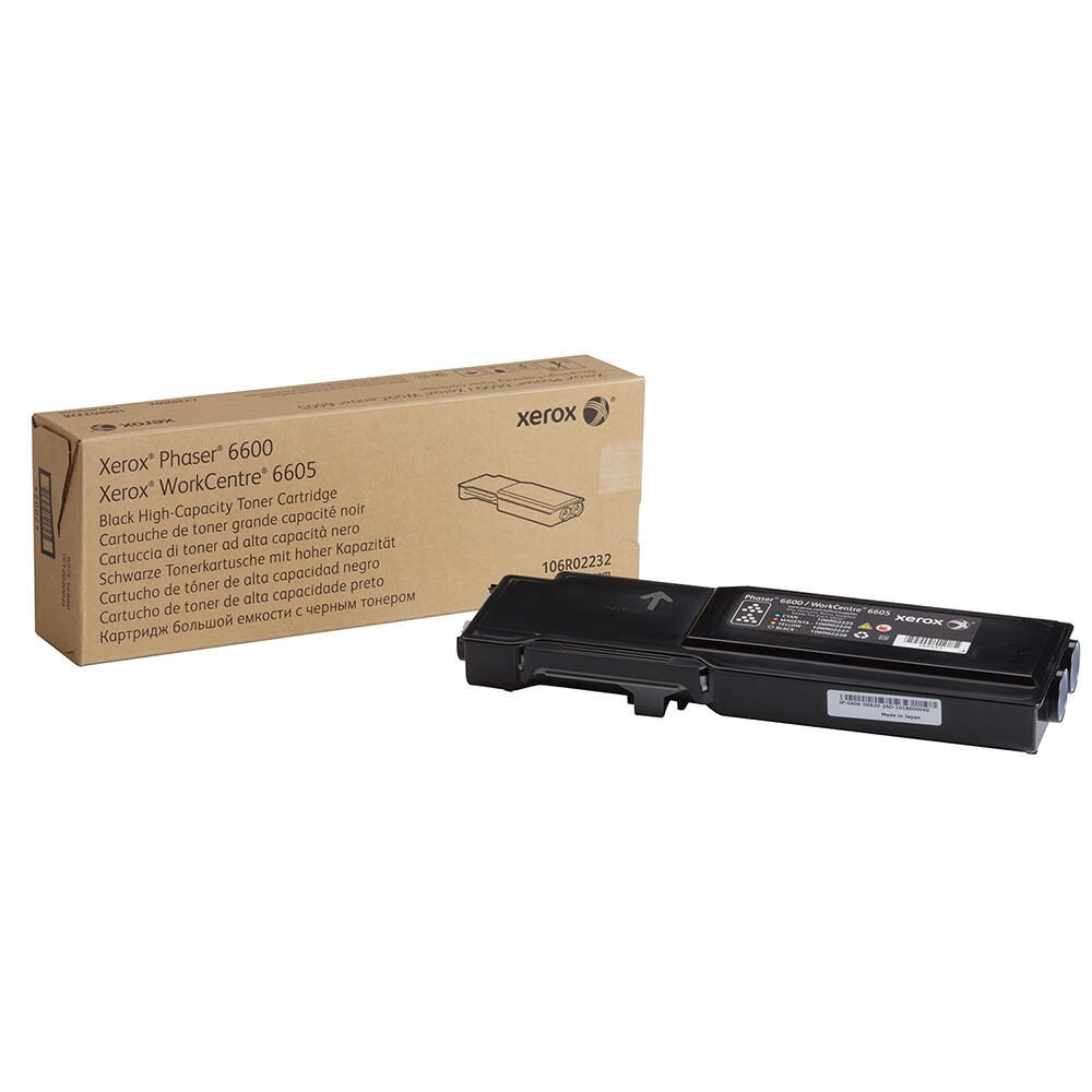Xerox Original Toner schwarz 8.000 Seiten für Phaser 6600 und WorkCentre 6605 (106R02232)