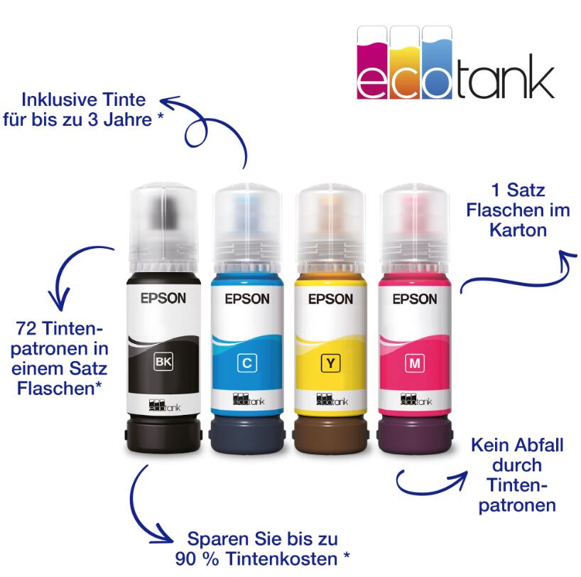 Epson EcoTank ET-2860 A4-Tintentank-Multifunktionsdrucker