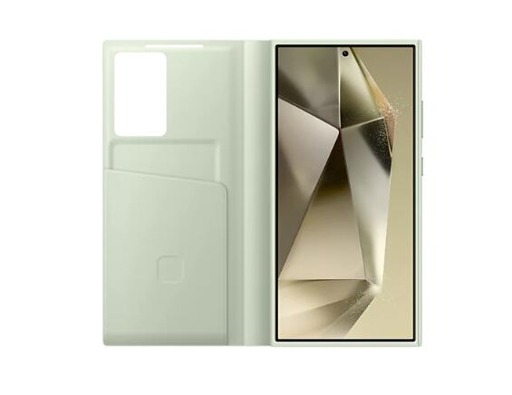 Samsung Smart View Wallet Case für das Galaxy S24 Ultra (Light Green)