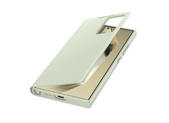 Samsung Smart View Wallet Case für das Galaxy S24 Ultra (Light Green)