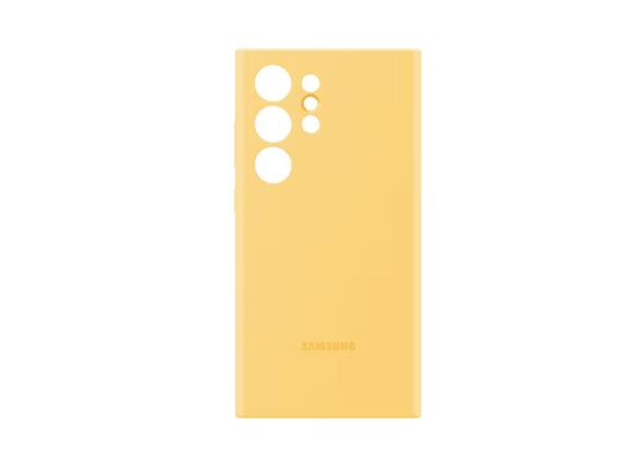 Samsung Silicone Case für das Galaxy S24 Ultra (Yellow)