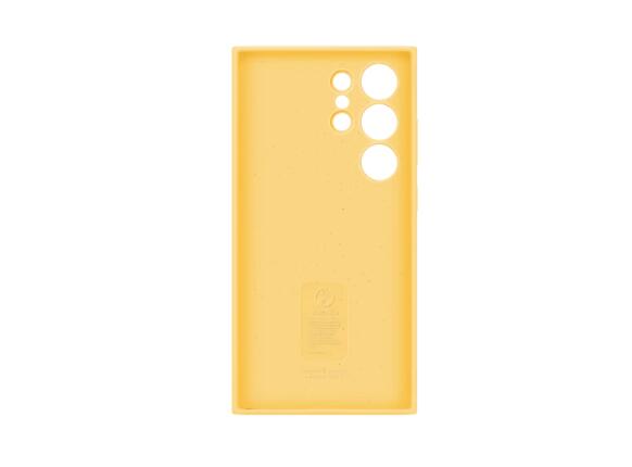 Samsung Silicone Case für das Galaxy S24 Ultra (Yellow)