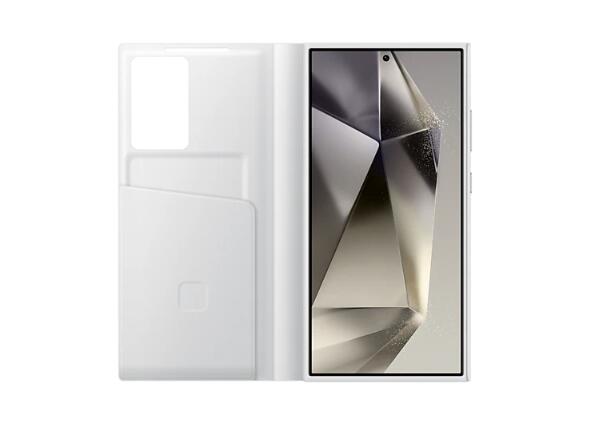 Samsung Smart View Wallet Case für das Galaxy S24 Ultra (White)