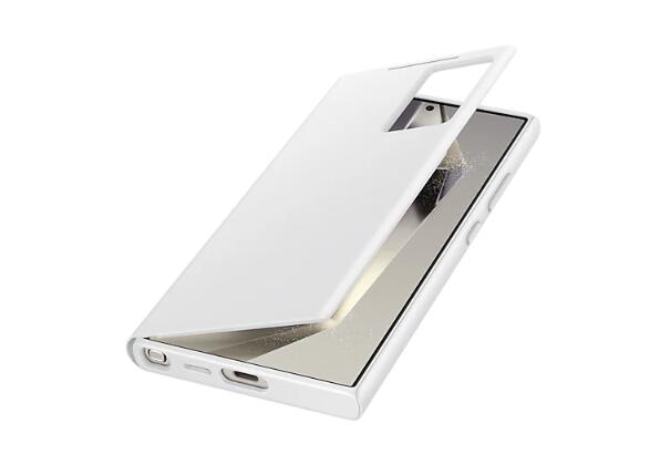 Samsung Smart View Wallet Case für das Galaxy S24 Ultra (White)