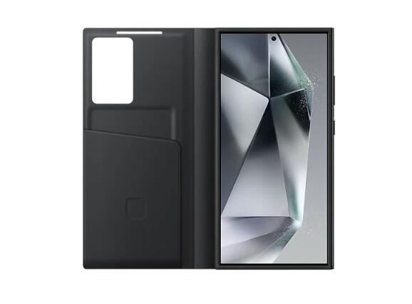 Samsung Smart View Wallet Case für das Galaxy S24 Ultra (Black)