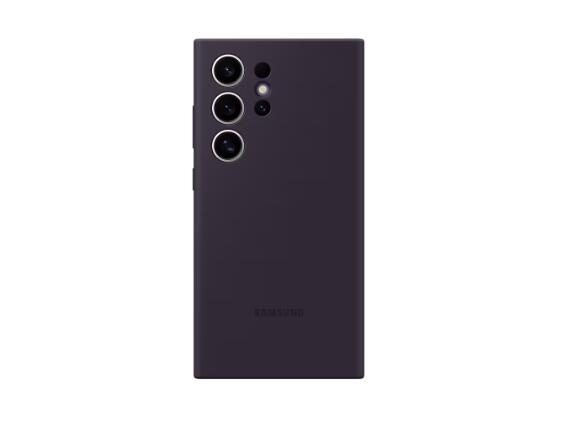 Samsung Silicone Case für das Galaxy S24 Ultra (Dark Violet)