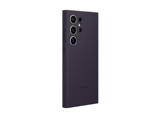 Samsung Silicone Case für das Galaxy S24 Ultra (Dark Violet)
