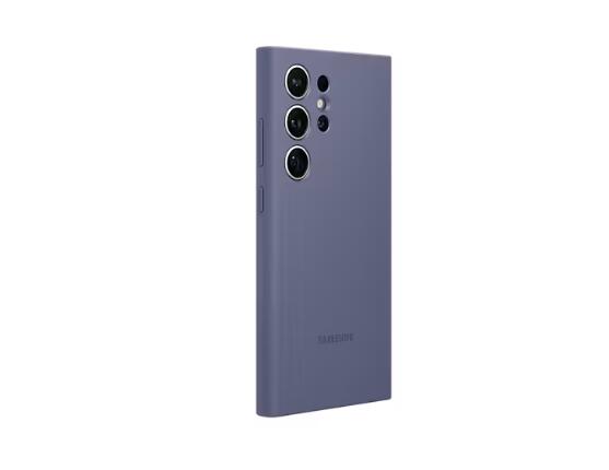 Samsung Silicone Case für das Galaxy S24 Ultra (Violet)