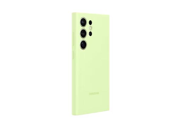 Samsung Silicone Case für das Galaxy S24 Ultra (Light Green)