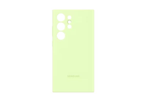 Samsung Silicone Case für das Galaxy S24 Ultra (Light Green)