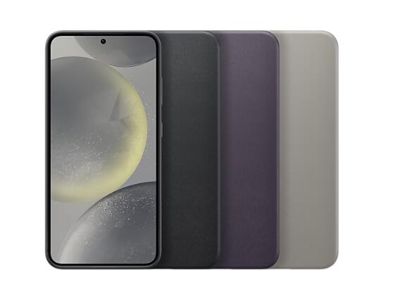 Samsung Hochuen Vegan Leather Case für das Galaxy S24 (Schwarz)