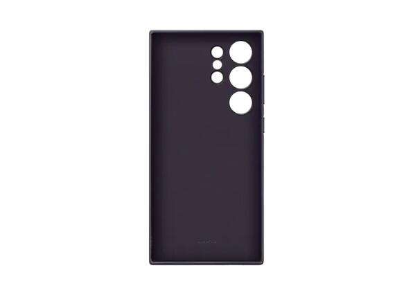 Samsung Hochuen Vegan Leather Case für das Galaxy S24 Ultra (Dark Violet)