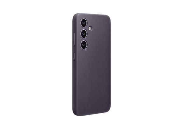 Samsung Hochuen Vegan Leather Case für das Galaxy S24 (Dark Violet)