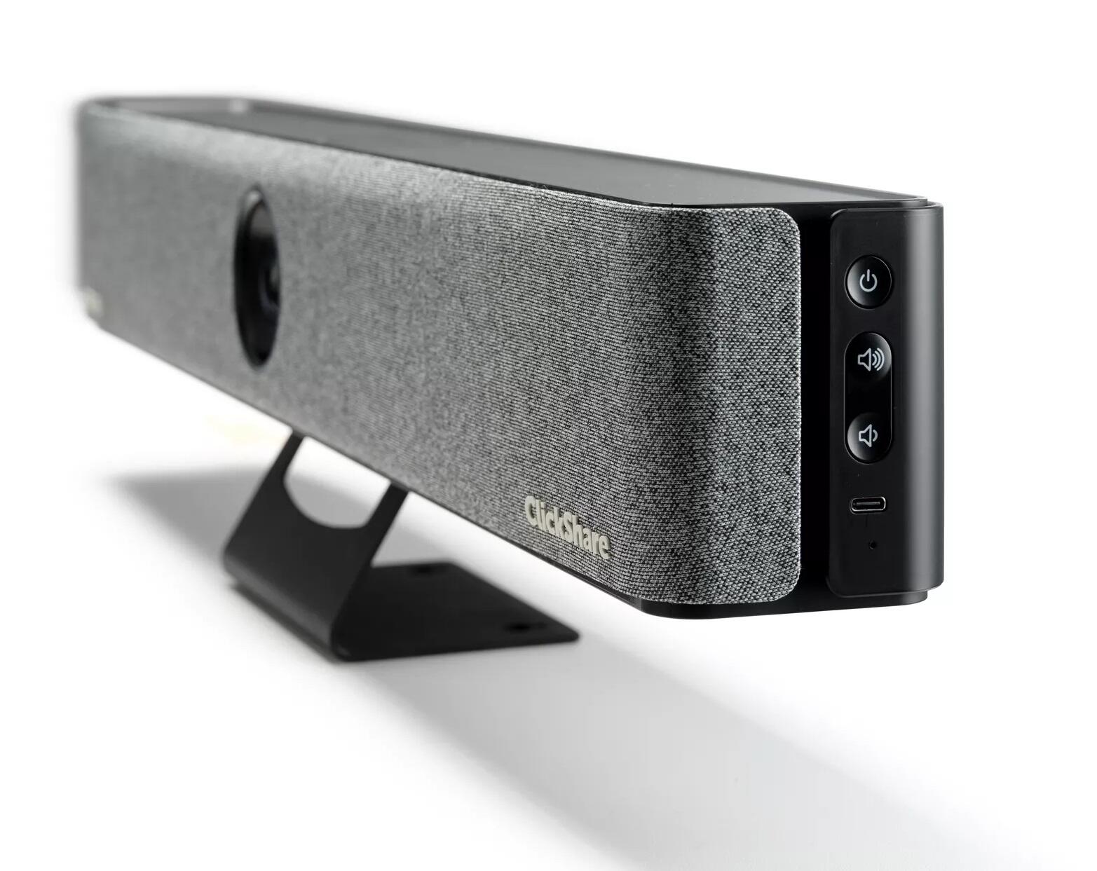 All-in-One Videokonferenzlösung Samsung Flip Pro WM55B, Neomounts NS-M1250, Barco Clickshare Bar Pro & Halterung