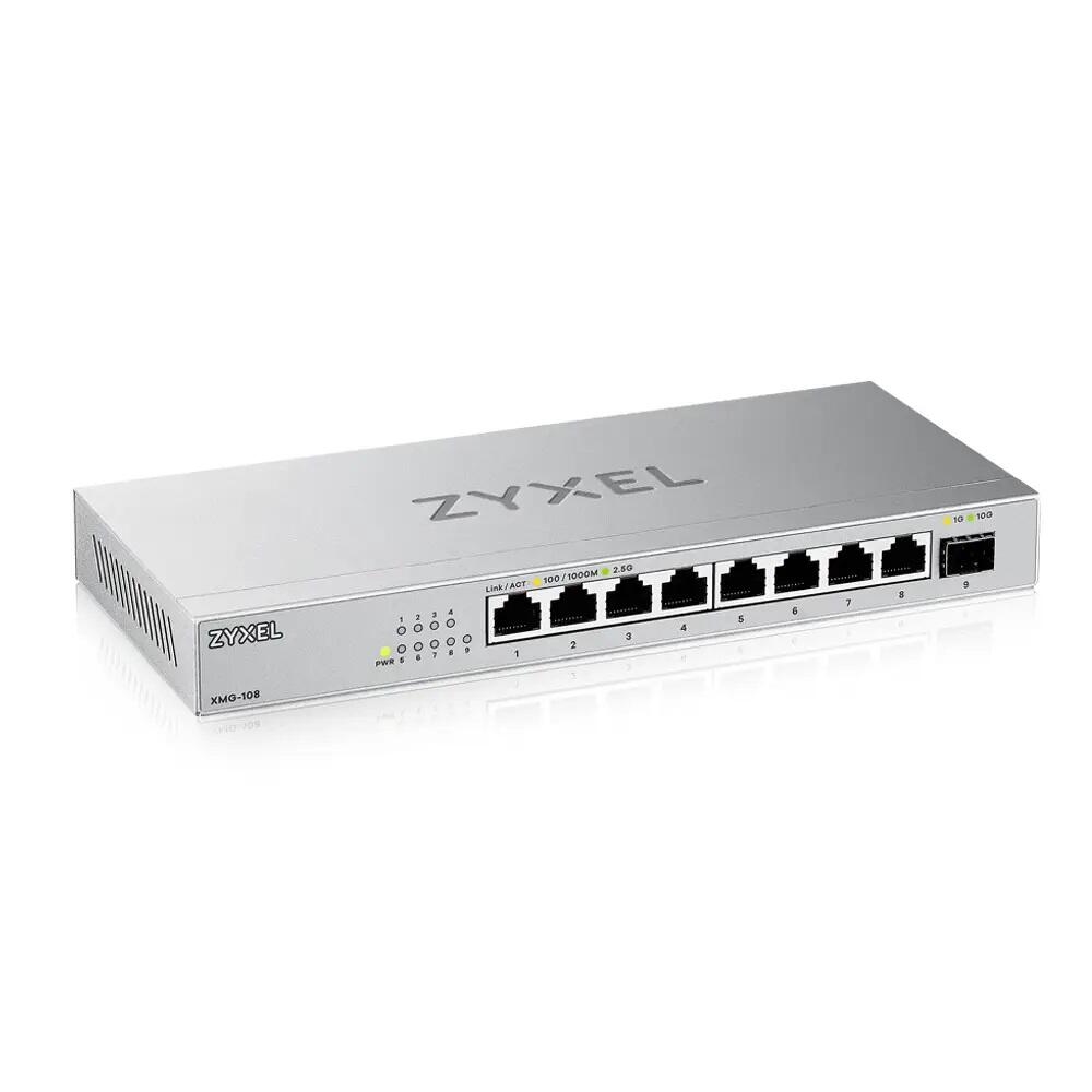 Zyxel Switch 9-Port MultiGig 8x 2.5G + 1x 10G SFP+ L2