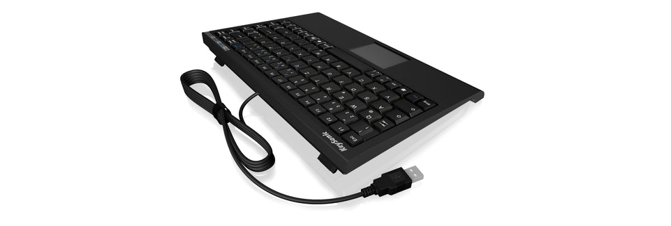 Clavier filaire KeySonic TAS ACK-540U+ (États-Unis) MINI Touchpad SoftSkin