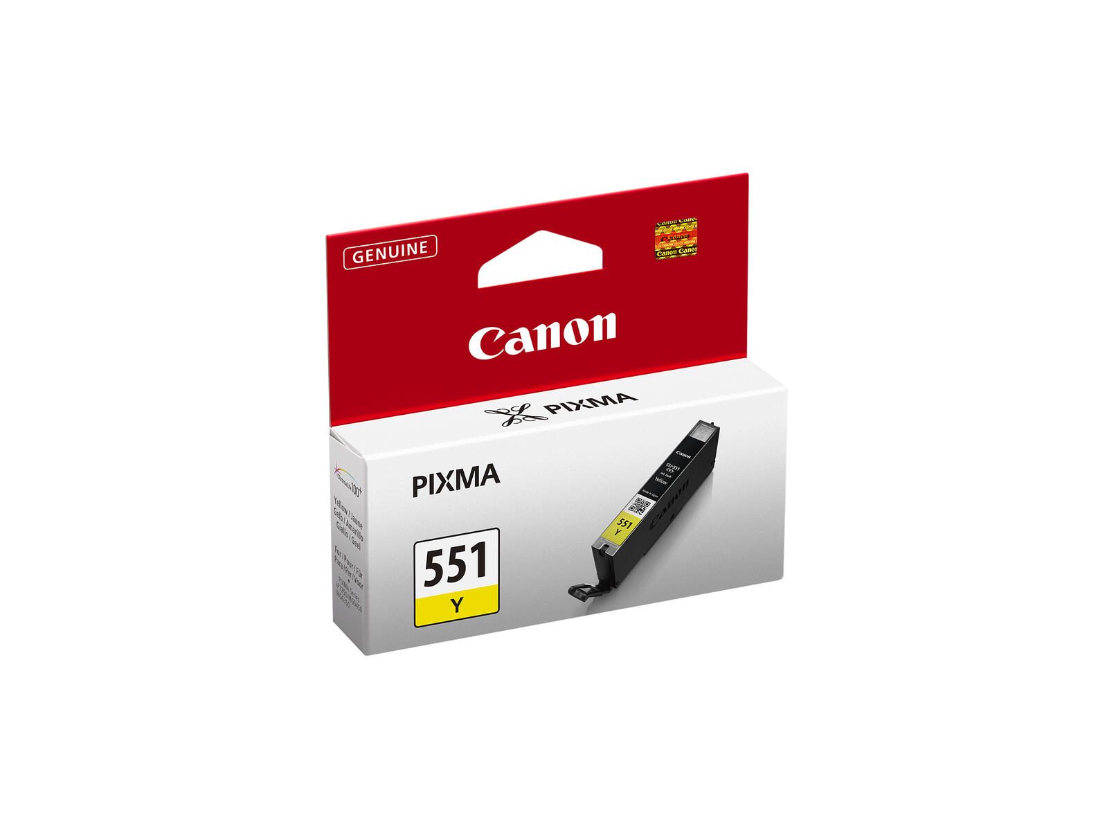 Canon Original CLI-551Y Druckerpatrone - gelb 344 Seiten