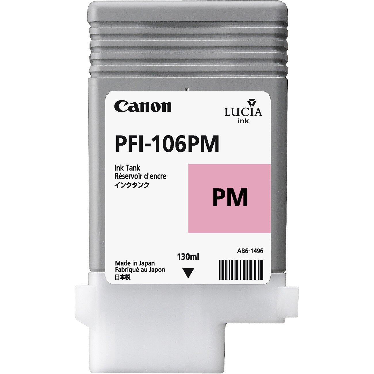 Canon Original PFI-106PM Druckerpatrone - magenta hell 130ml