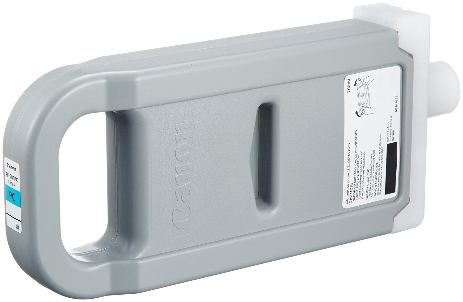 Canon Original PFI-706PC Druckerpatrone - cyan hell 700ml