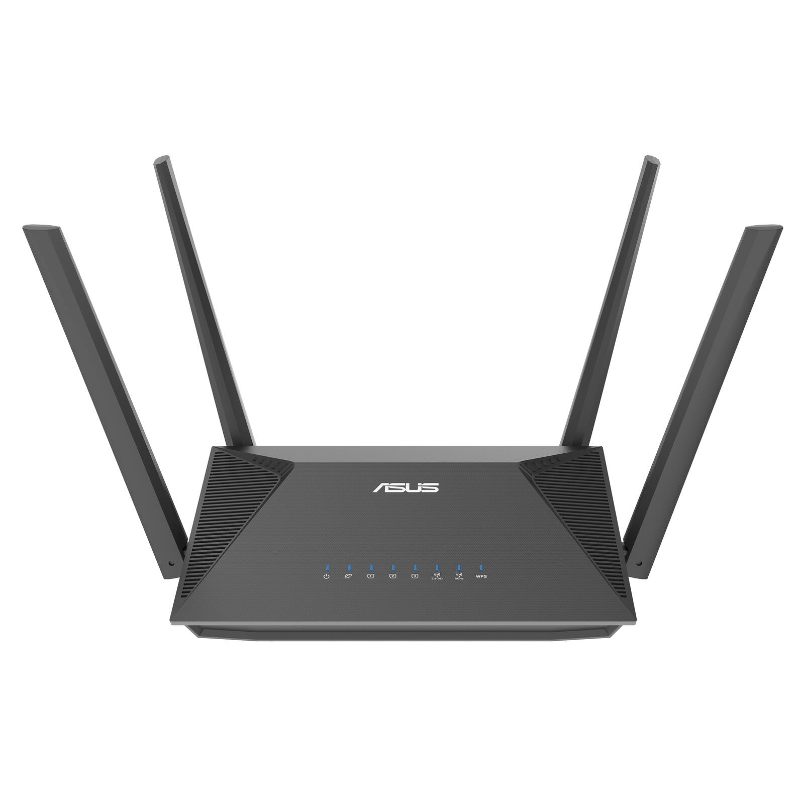 ASUS RT-AX52 AX1800 AiMesh kombinierbarer Router (WiFi 6, 1800 Mbit/s, Instant Guard, integriertes VPN, WPA3)